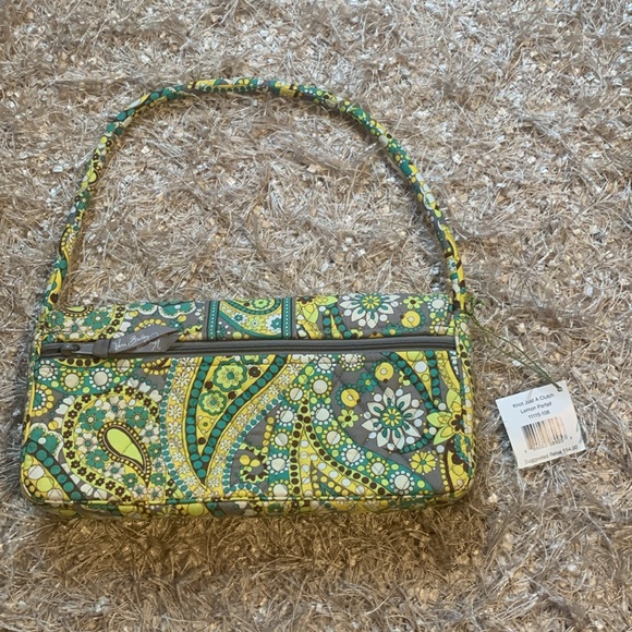 Vera Bradley Knot just a Clutch NWT Lemon Parfait - Picture 2 of 8